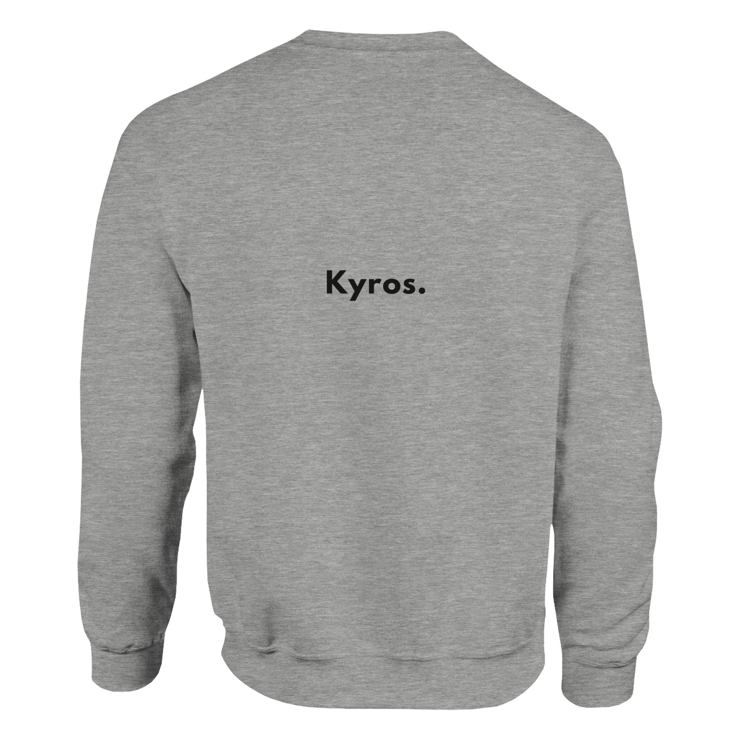 Klassieke Unisex Kyros Crewneck Sweatshirt - Bedrukt