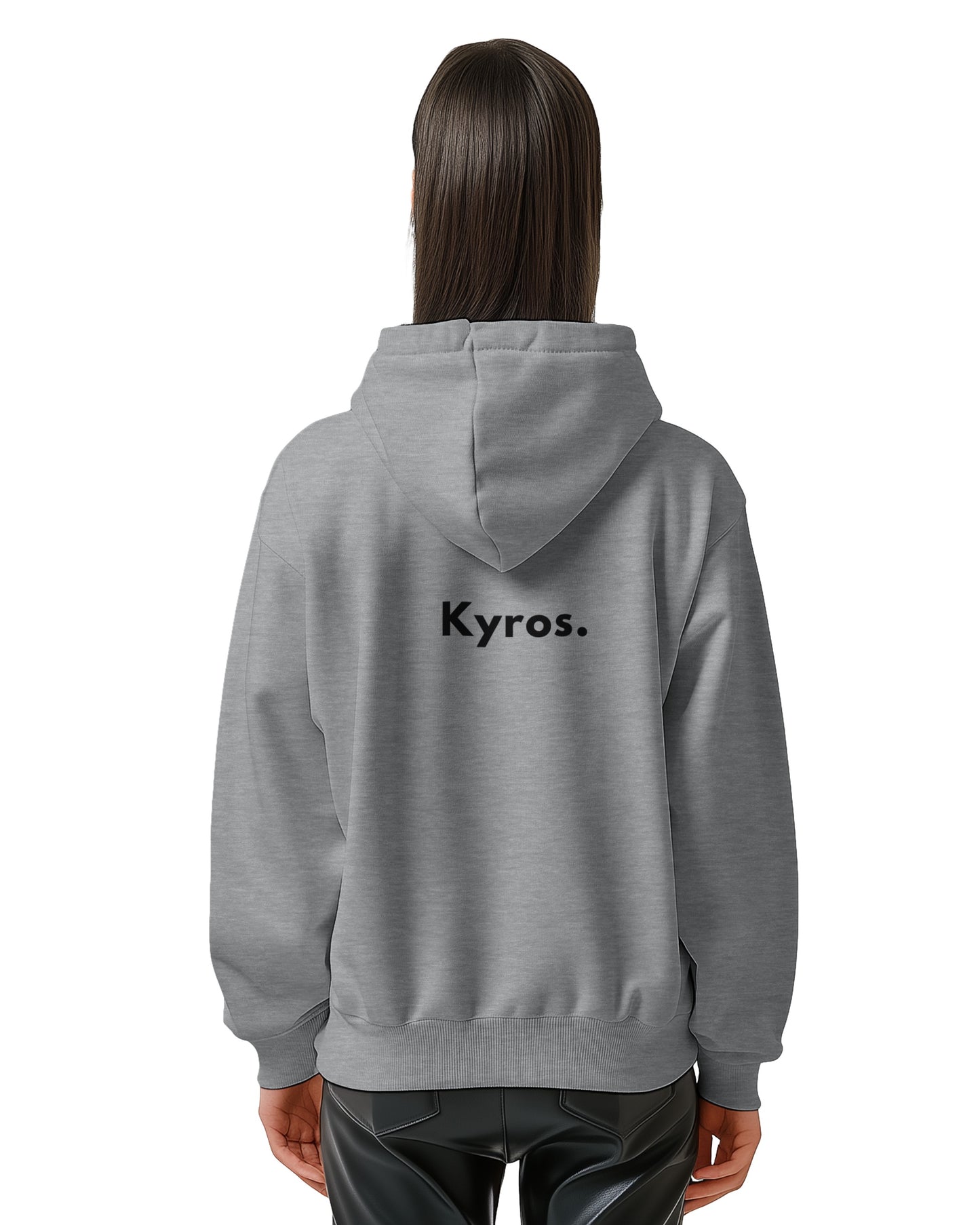 Klassieke Unisex Kyros Zip Hoodie - Geborduurd