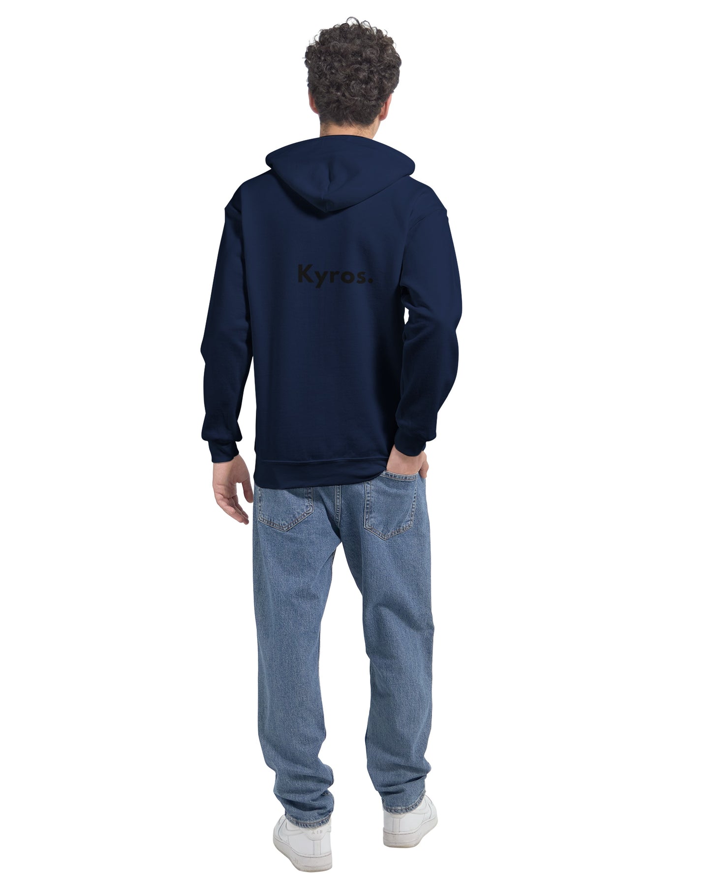 Klassieke Unisex Kyros Zip Hoodie - Bedrukt