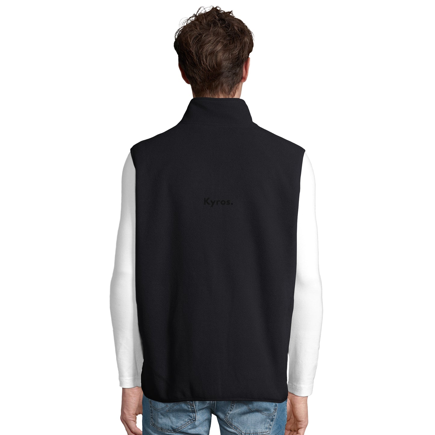 Unisex Kyros Microfleece Zip Vest Met 100% gerecycled polyester