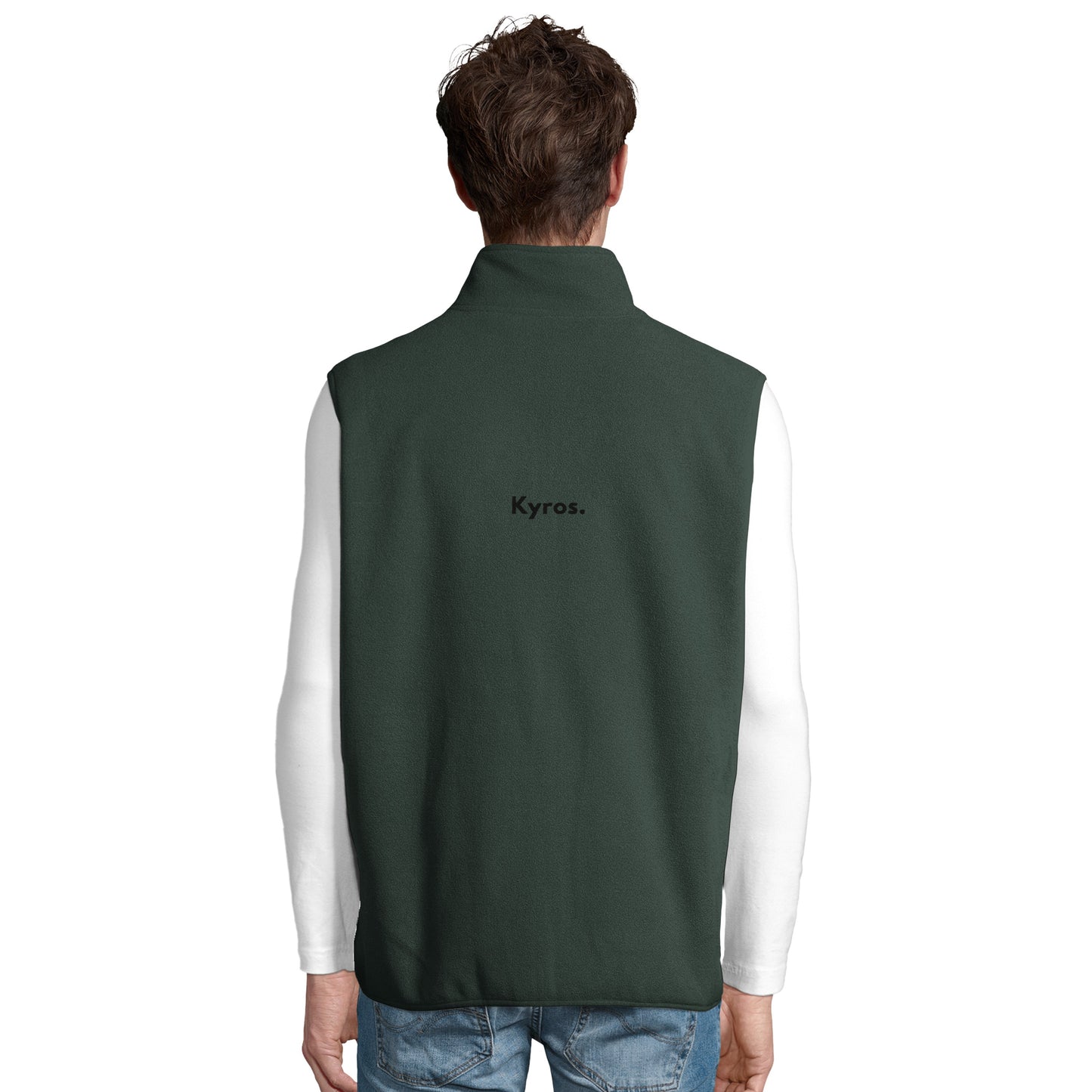 Unisex Kyros Microfleece Zip Vest Met 100% gerecycled polyester