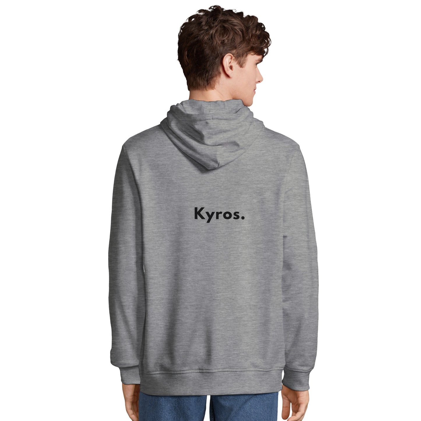 Organic In Conversion Unisex Kyros Zip Hoodie - Bedrukt