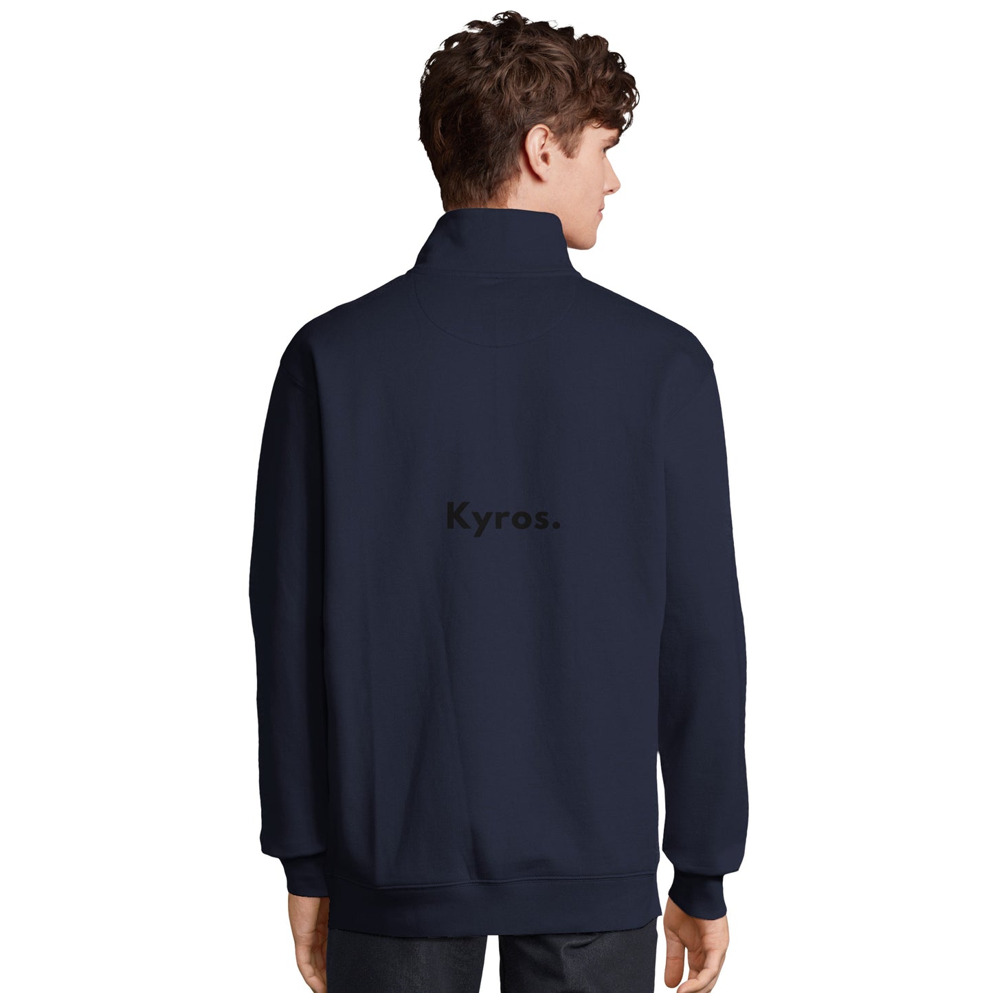 Sweat-shirt unisexe Kyros 1/4 zip en mélange recyclé