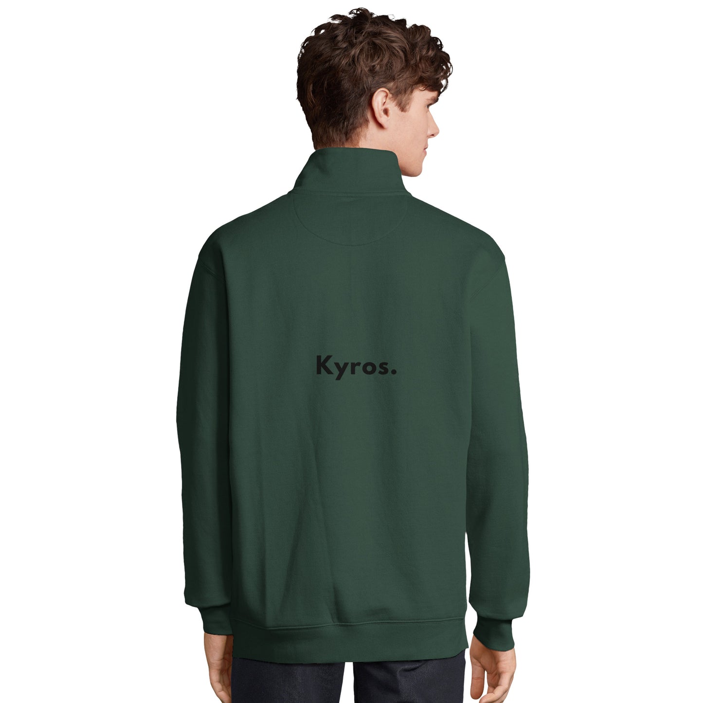 Sweat-shirt unisexe Kyros 1/4 zip en mélange recyclé