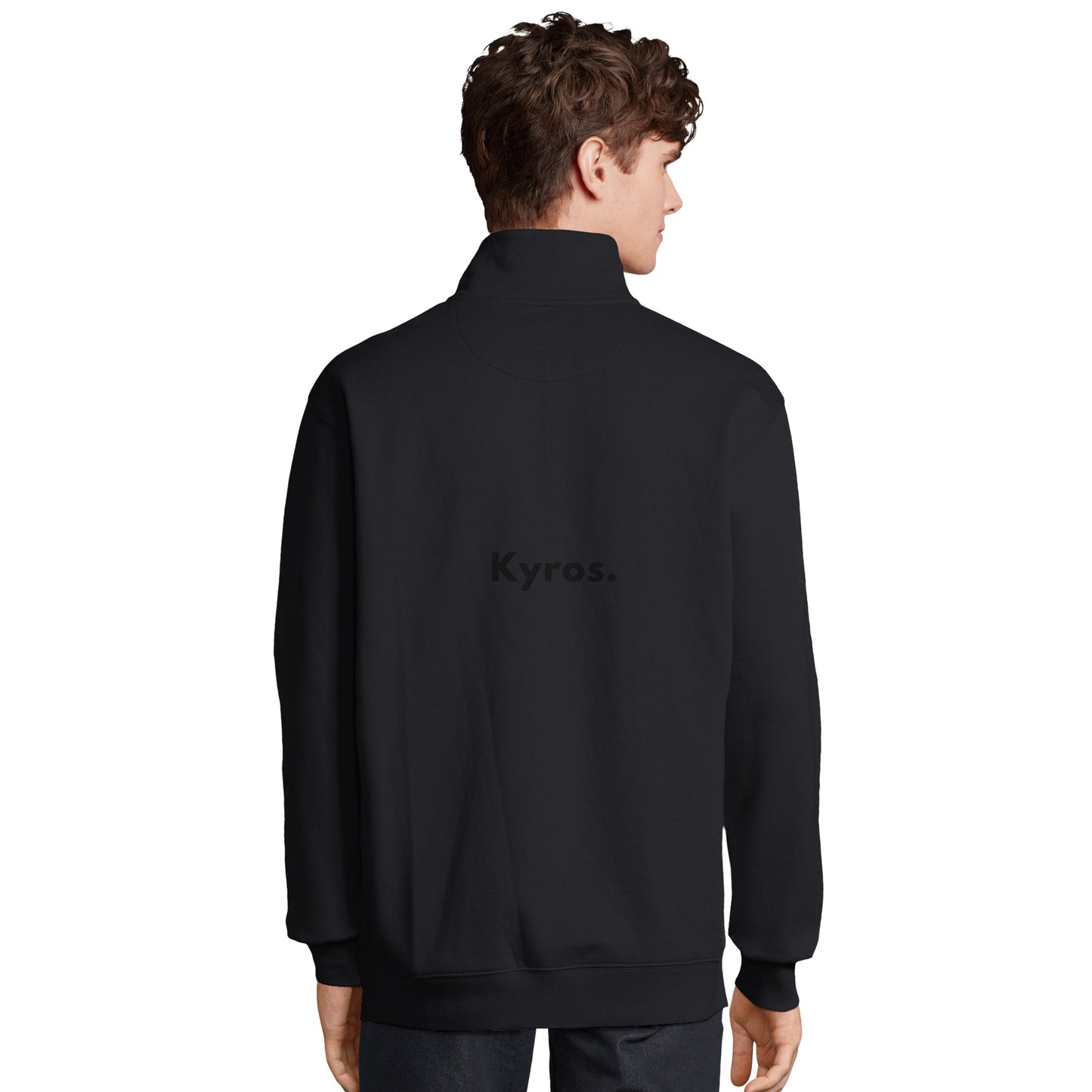 Sweat-shirt unisexe Kyros 1/4 zip en mélange recyclé