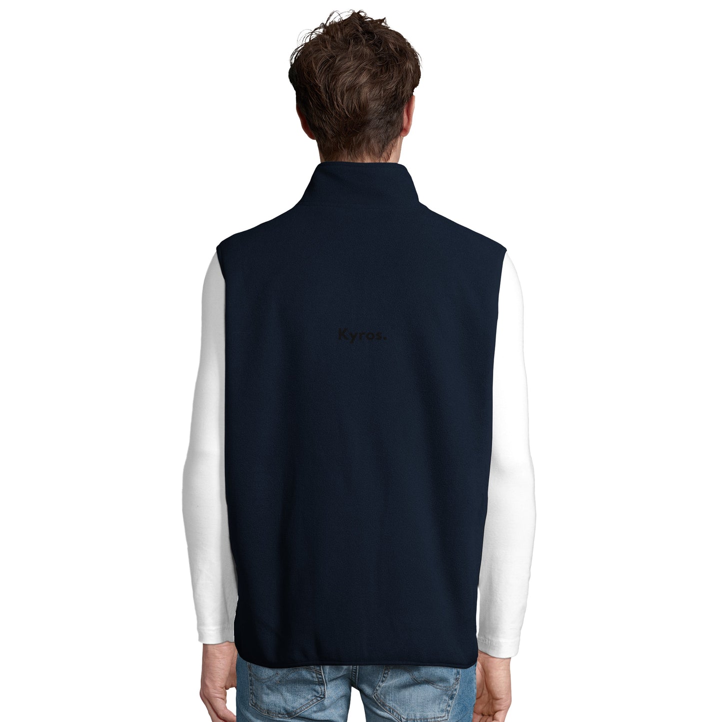 Unisex Kyros Microfleece Zip Vest Met 100% gerecycled polyester