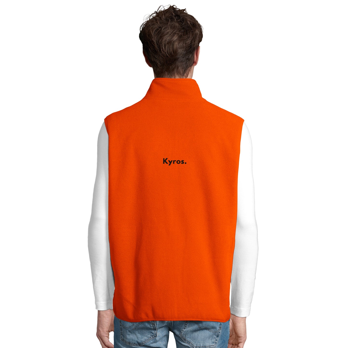 Unisex Kyros Microfleece Zip Vest Met 100% gerecycled polyester