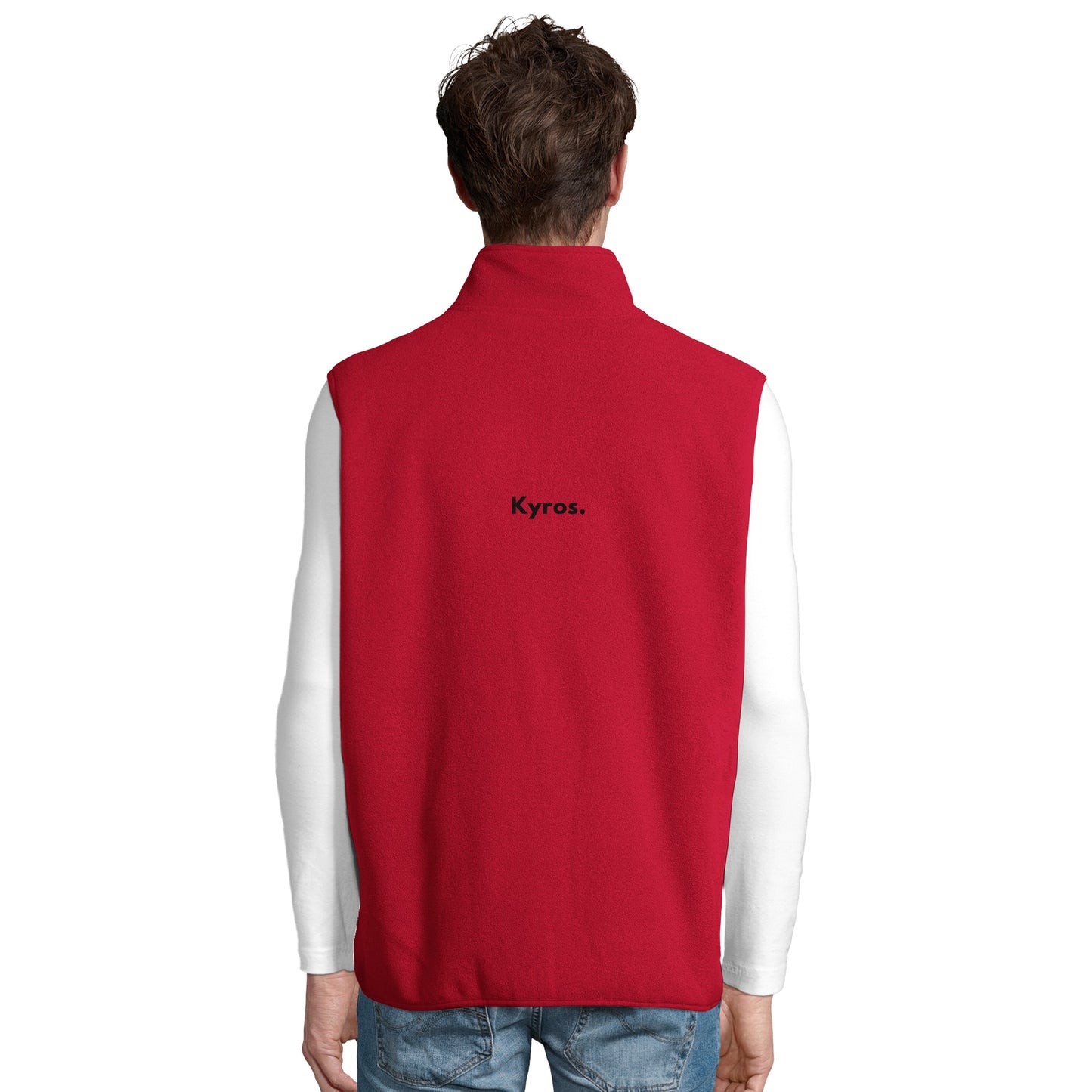 Unisex Kyros Microfleece Zip Vest Met 100% gerecycled polyester