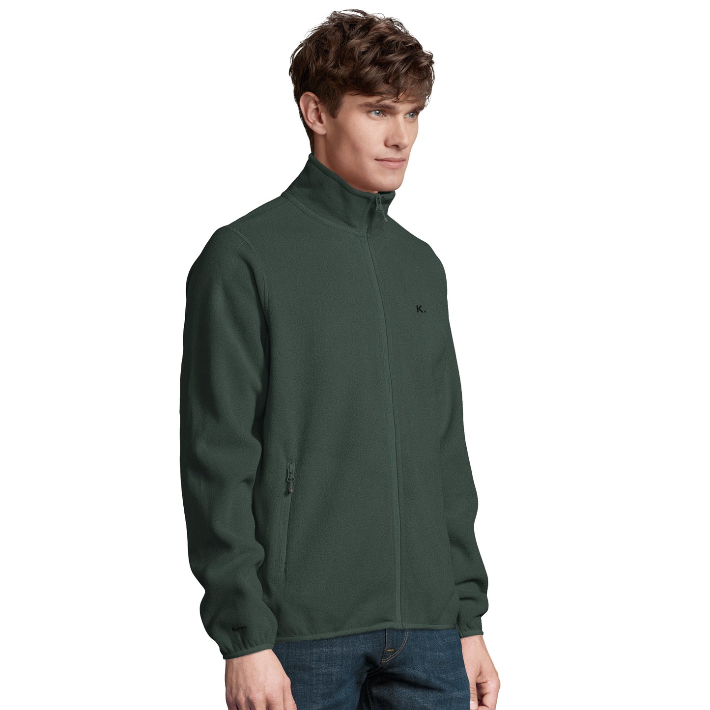 Men's Microfleece Kyros Zip Jacket With 100% recycled polyester